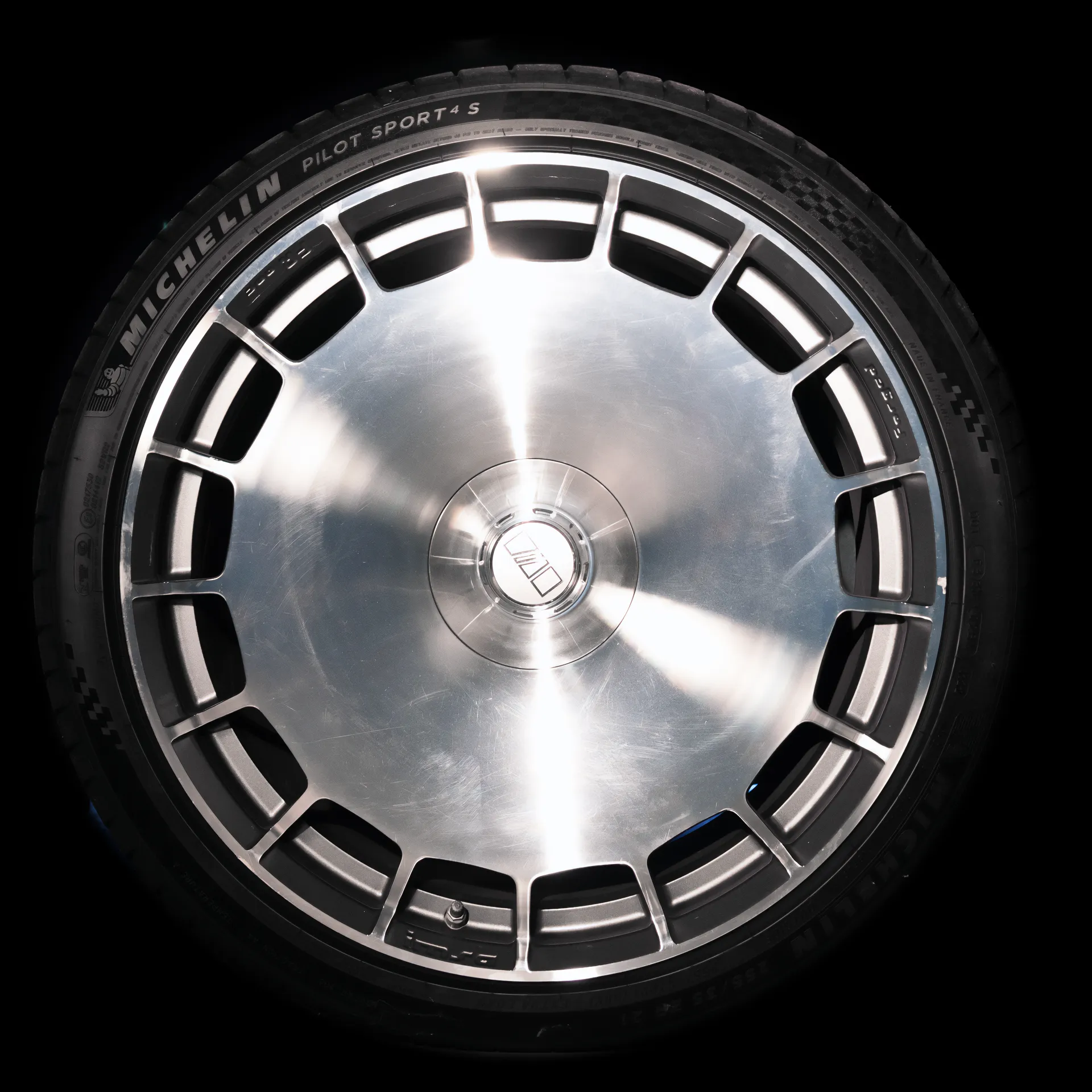Wheel IMSA FR1 Forged Lightweight Wheel in Silver-Diamond-Glossy
